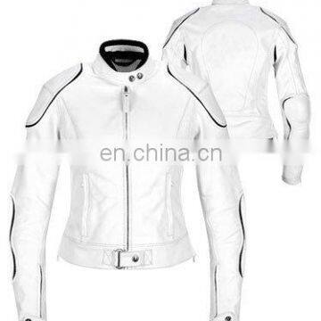 Leather Motorbike Jacket, Ladies Motorcycle Jacket,Racing Women Jacket