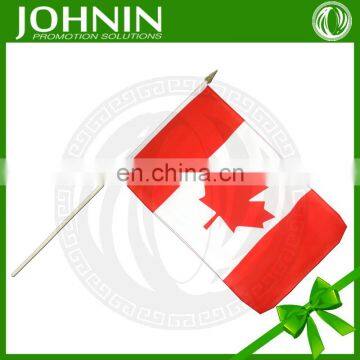 OEM Cheap Price High Quality Polyester Mini Stick Waving Hand Flag photo-2