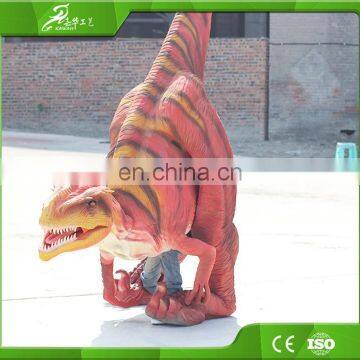 KAWAH Customized Lifelike Realistic Walking Adult Raptor Dinosaur Costume photo-3