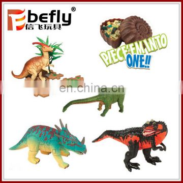 Most popular 3d dinosaur plastic puzzle toy in egg