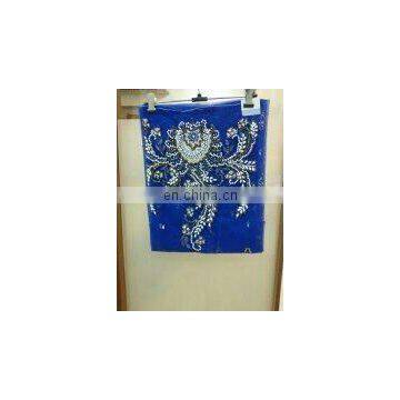 Hand Made Indian French Lace With Beaded and Stone 2015 Fashion D.No.1 photo-3