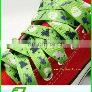 polyester printed shoelace