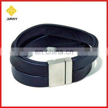 Charming Promotional Custom Leather Bracelet Clasp