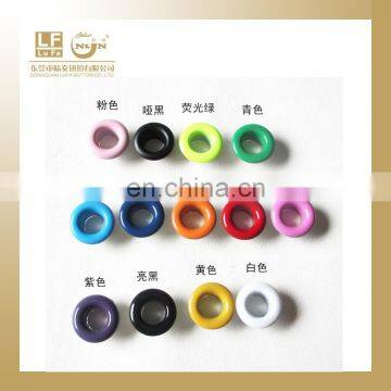 inner 5MM outer 9.5MM total height 5MM brass made coloful eyelet for canvas shoes