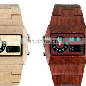 Super Quality Real Wood Watchband Watch For Men Wrist Watch