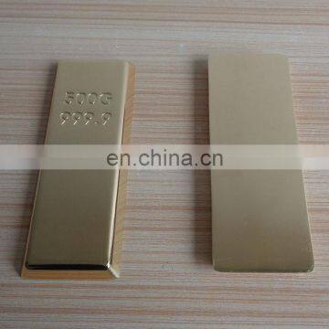 500g 999.9 gold bar metal paper weight