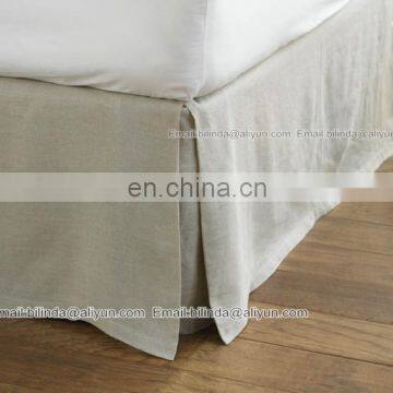100% polyester fitted bed skirt hotel use