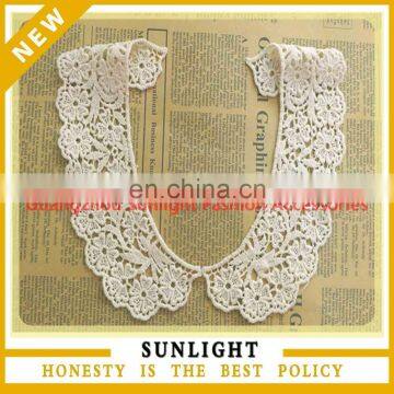 machine cotton embroidered crochet lace collar