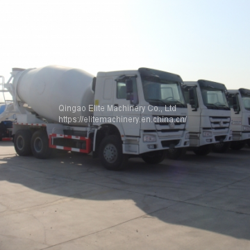 Low price 6*4 Sinotruk HOWO 10 cubic concrete mixer truck