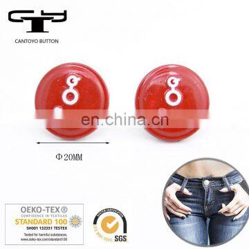 Gold Plated Shank Button Brass Jeans Button Custom Embossed Vintage Brass Denim Jeans Buttons and Rivets photo-2