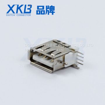 USB 2.0 side plug in female connector