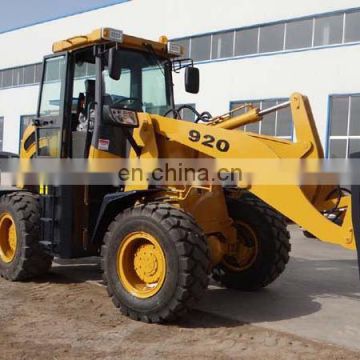 ZL20-2000kgs mini wheel loader, front wheel loader ZL20F, hydraulic loader 20F