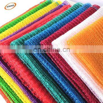 knitted plastic raschel mesh bags for Russian Market