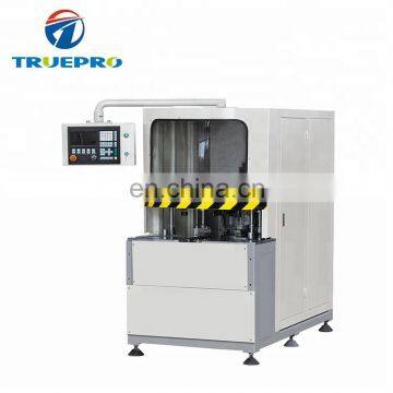 PVC door and window numerical control high-speed cleaning machine is used to clean the angle seam welding slag