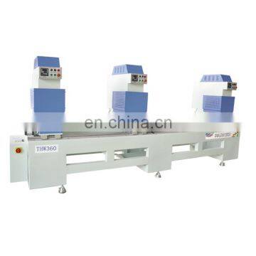 pvc window door automatic making machine/pvc profiles 3 heads seamless welding machine with CE