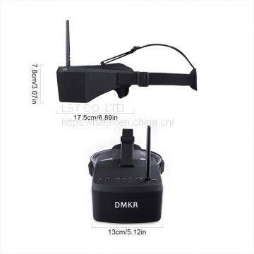 EV800 5 Inches 800x480 FPV Goggles Video Glasses 5.8G 40CH Raceband Auto-Searching Build in Battery photo-4