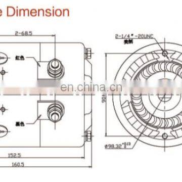 2.2KW Motor Electric For Car 24 Volt Hydraulic Pump Motor With Brush photo-5