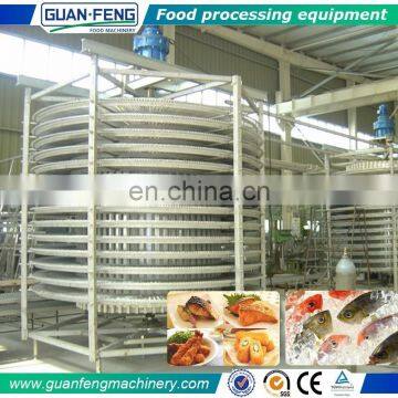 IQF Frozen Mango Spiral Conveyor Freezing Machine Spiral Blast Freezer photo-2