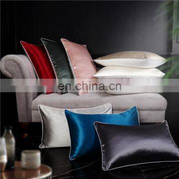 Soft Deep Sleep Beauty 100% Mulberry Silk Pillowcase Summer Silk Plain Color for Hair and Skin photo-7