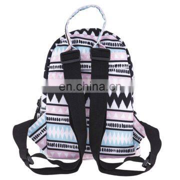 Fashion Chevron Pattern 9 Inch Mini Backpack Custom Logo Small Backpack Bag For Girl