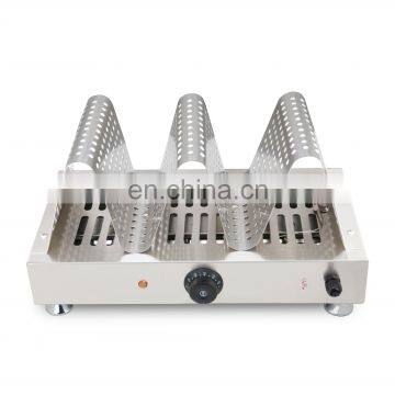 electric hongkong egg waffle warmer display snacks food warmer showcase for waffle bakery for sale