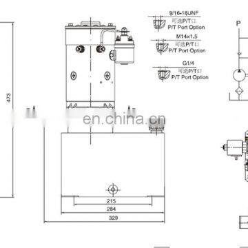 Fork Lift Power Units 12v 1.5kw 1.2ml/r JL-F1.2B1W2/WUDAN1 photo-2