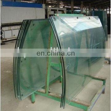 8mm bended glass use in train