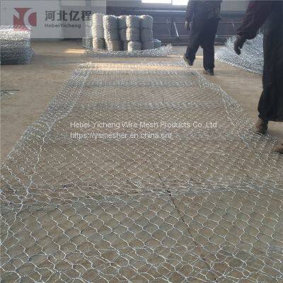 PVC Coated Hexagonal Gabion Mesh Woven Gabion Stone Cage photo-4