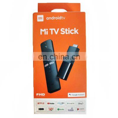 Global Version Xiaomi Mi TV Stick Android TV 9.0 Smart 4K HDR 1GBRAM 8GBROM Bluetooth4.2 Mini TV Dongle Wifi Google Assistant