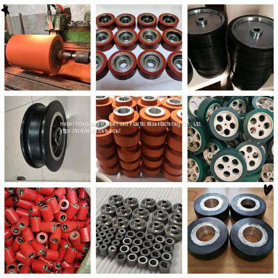 Polyurethane Coated Wheel Polyurethane Roller Polyurethane Coated Processing photo-3