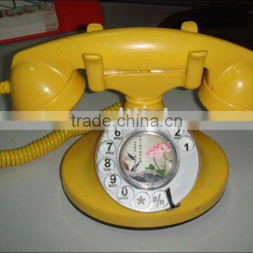 rotary dialing vintage telephone for home decor