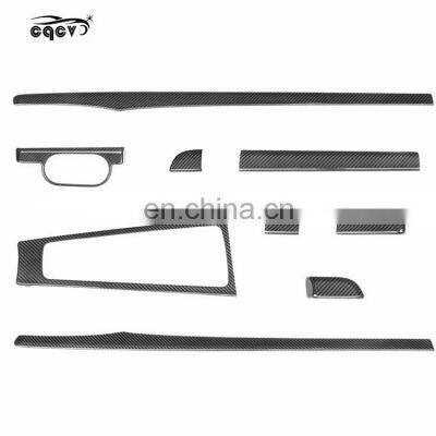 Beautiful carbon fiber interiors for Porsche 718 Instrument panel trim Door trim strip Central control cover easy installation