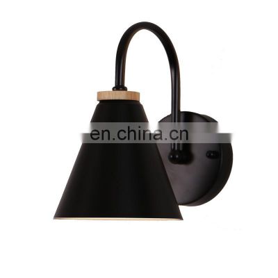 Modern Black  Metal Wall Lamp Indoor LED E27 Decoration Wall Lamp For Home