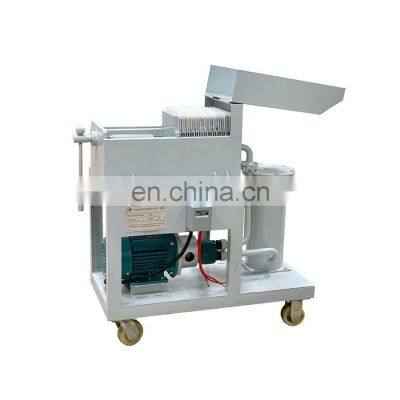 Manual Hydraulic Oil Pressure Filter Machine