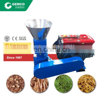 diesel wood dust horse manure pelleting press machine factory