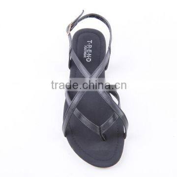 Fancy Fashion Shoes Good Quality Women Import Flat Buckle Sandals 2016 photo-4