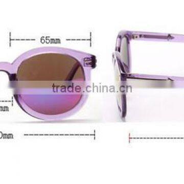 2016 Women New Style Fashion Round Translucent Crystal Frame Sunglasses photo-4