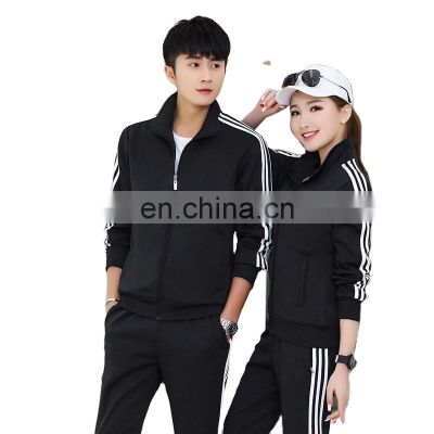 2021 wholesale custom men and women mixed new fashion casual sports jogger jacket + pants 2-piece suit