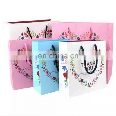 Custom Printing Thank You Gift Packaging Special Birthday Color Paper Bag photo-4