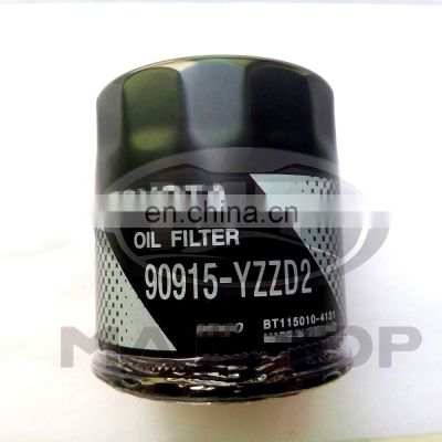 MAICTOP 90915-YZZD2 China High Quality Universal auto part engine Oil Filter japanese Car VCV MCV MCX RZJ120 TRJ150