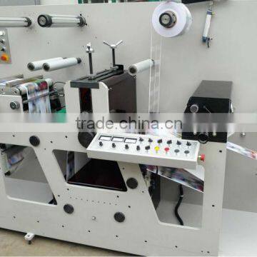 2016 HAS VIDEO IML Sticker Label Die Cut Flat Bed Machine With Punching, Hot-stamping ,laminating photo-2