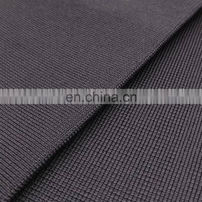 Stock on sale Wholesale Premium Quality circular 1x1 polyester cuff solid rib knit fabric