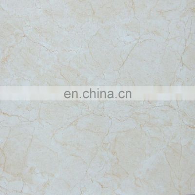 HB6233 ktv warm plain ivory color beige glossy floor tile