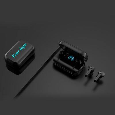 2020 new wireless power bank earbuds M18 Pro tws mini earphones headphones mini earbuds for traveling