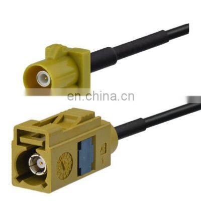 Hsd C fakra Z female male  female sma car antenna amplifier Wireless Signal rg58 Cable RF coaxial 50 blue colour ohmios montaje