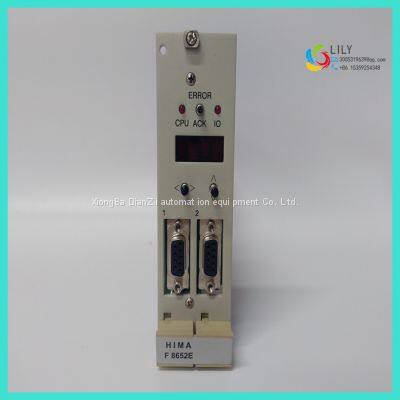 HIMA F8652E SAFETY SYSTEM MODULE CPU photo-2