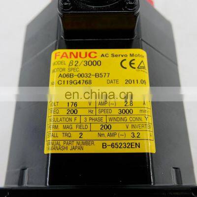 Ready to Ship for Fanuc Original Electric Motor A06B-0032-B577 ac Servo Motor photo-3