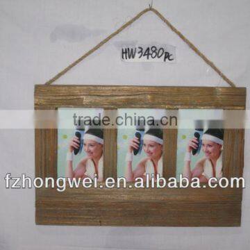 HONGWEI Antiquate Natural Brown Wooden Picture Frame & Photo Frame&Rahmen&Home Decoration &Photo Frame Gifts & Crafts