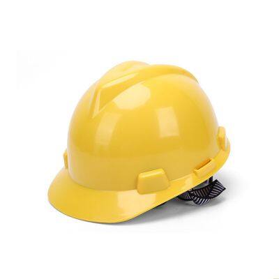 Customizable ABS Head Protection Hard Hat 6 Points Construction Safety Helmet photo-3