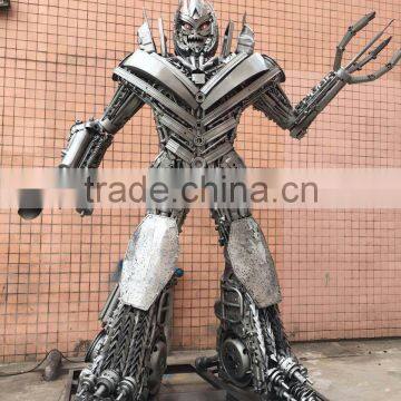 3.5meters High Megatron Large Outdoor Sculpture Cartoon Figure Sculpture for Public Plaza Exhibition Celebration photo-2